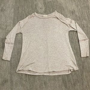 Oversized Long Sleeve Thermal | Oatmeal